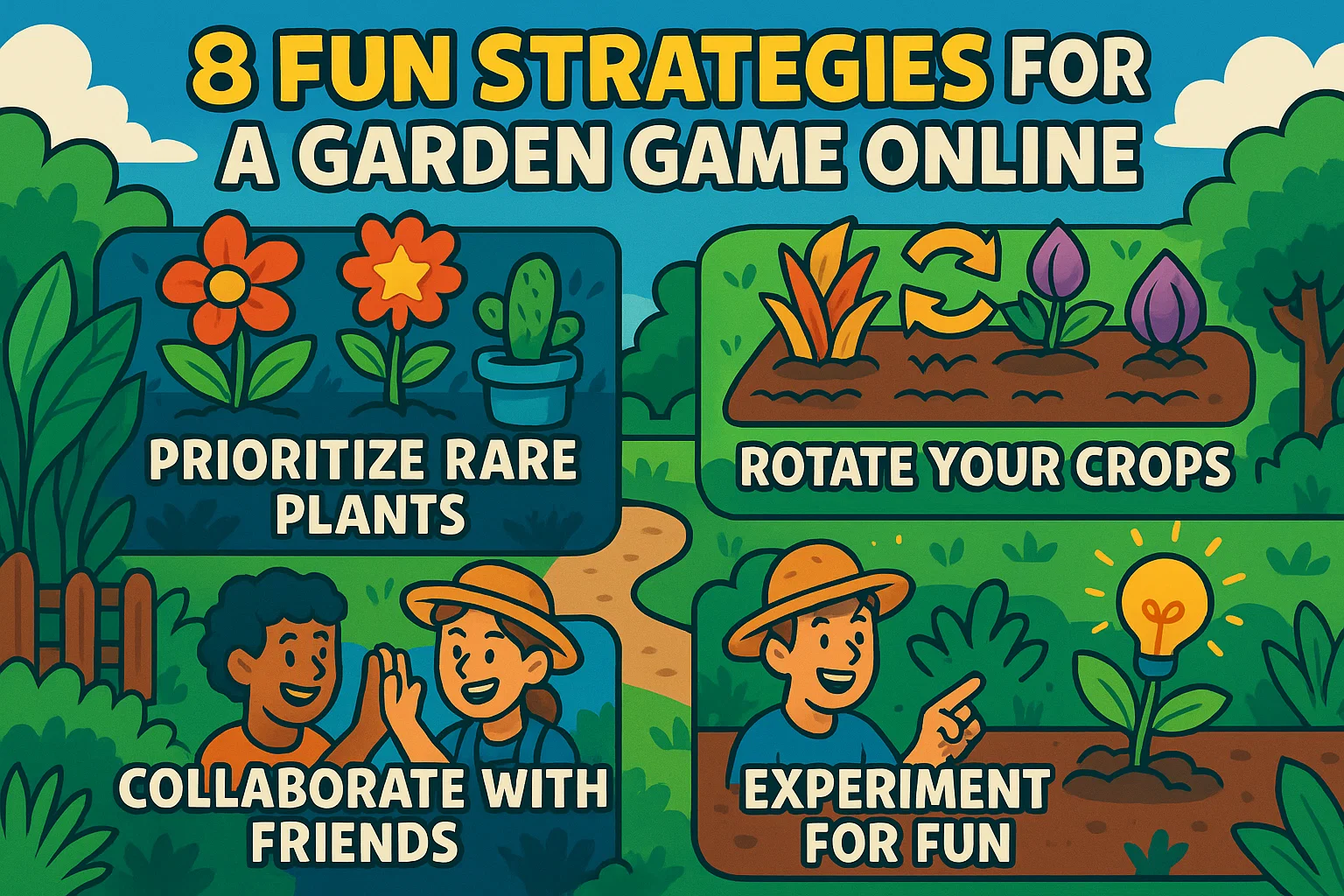 8 Fun Strategies for Grow a Garden Game Online