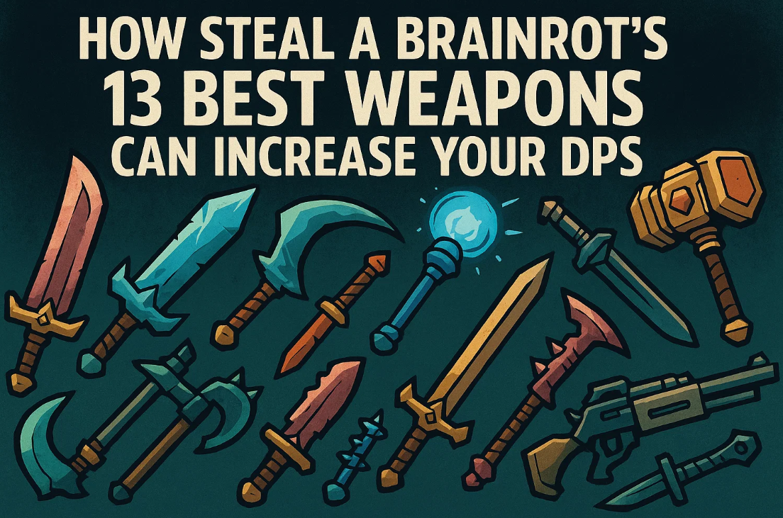 How Steal a Brainrot’s 13 Best Weapons Can Increase Your DPS
