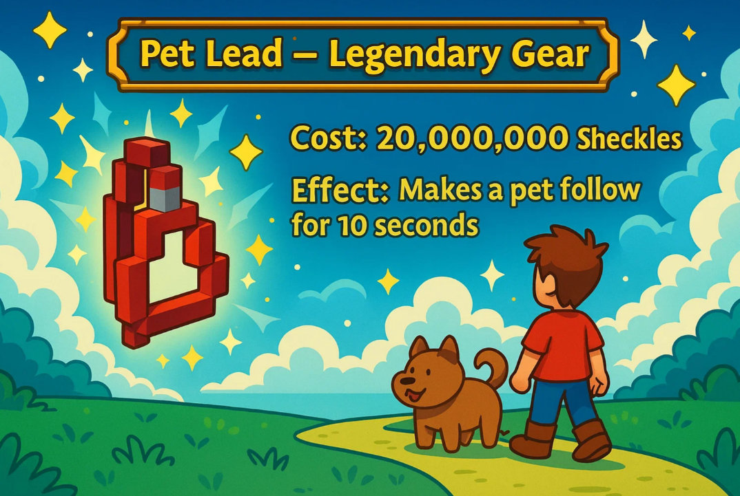 Pet Lead: Legendary Gear to Make Your Pets Follow You