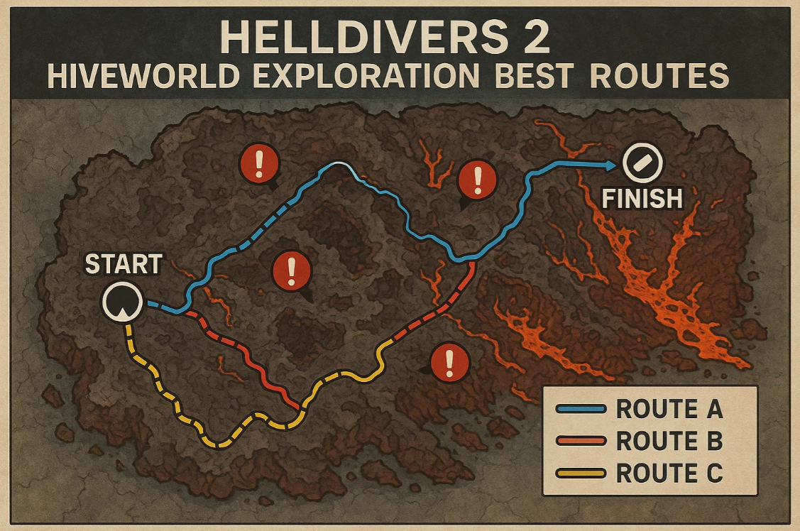 Helldivers 2 Hiveworld Exploration Best Routes