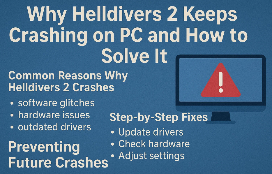 Why Helldivers 2 Keeps Crashing on PC and How to Solve It