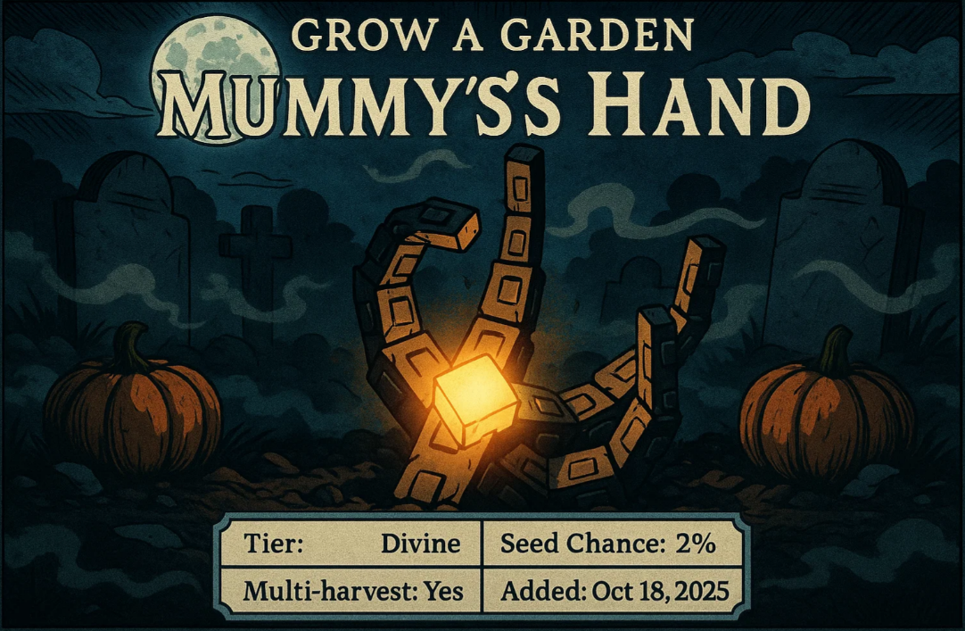 How to Get Mummy’s Hand in Grow a Garden