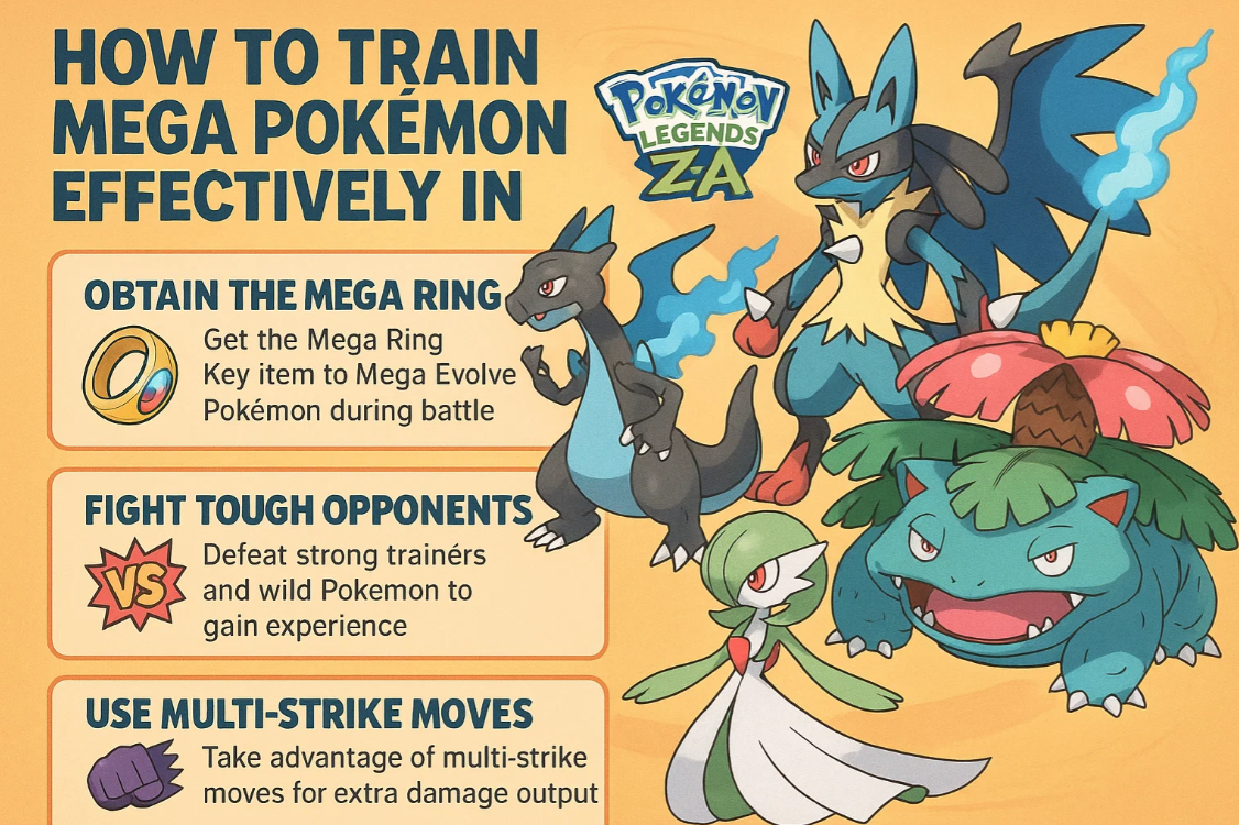 How to Train Mega Pokémon Effectively in Pokémon Legends: Z-A
