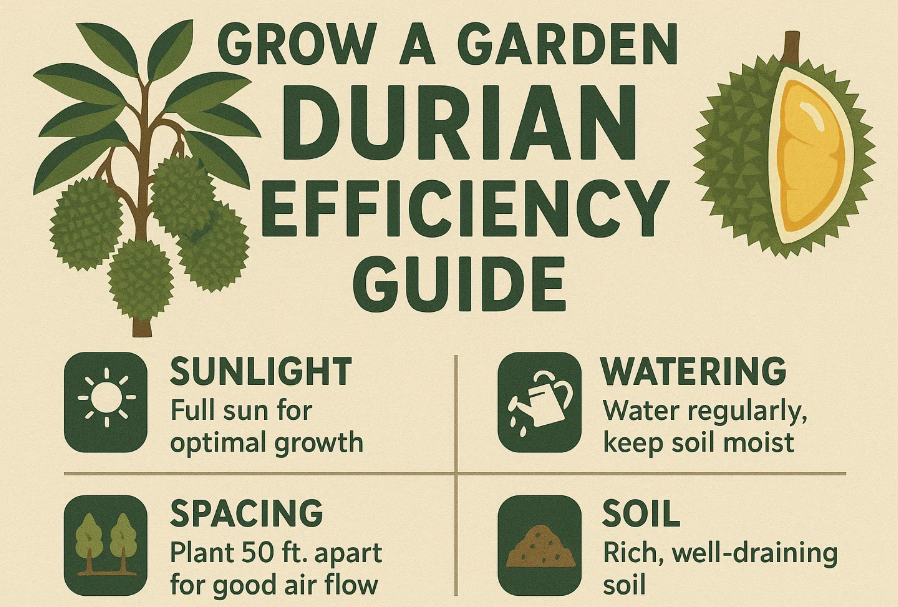 Grow A Garden Durian Efficiency Guide