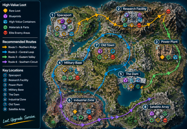 ARC Raiders High-Value Loot Locations and Blueprint Farming Routes
