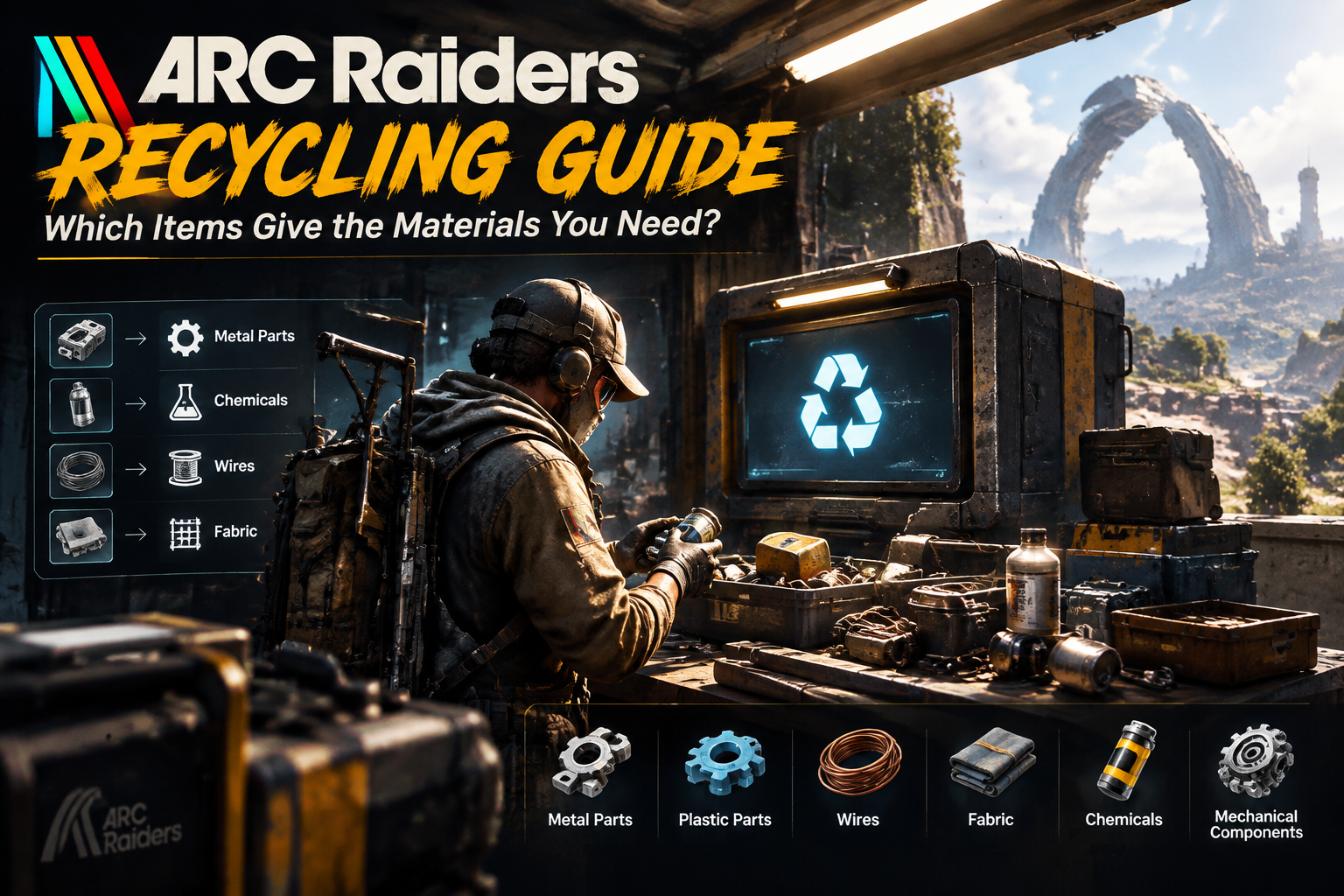 ARC Raiders Recycling Guide: Which Items Give the Materials You Need?
